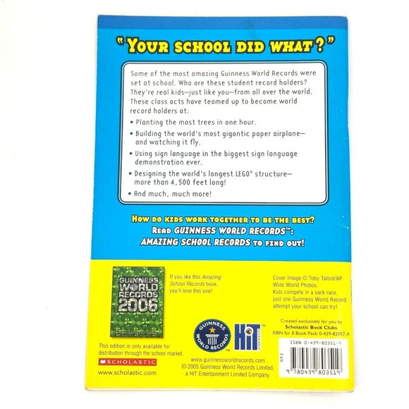 Guiness World Records, Special Student Edition 2005, Paperback / ISBN 0439803519 - Picture 2 of 7